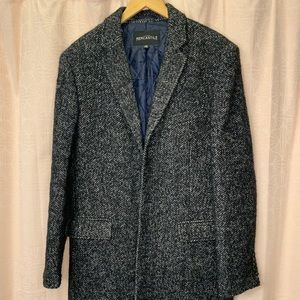 Men’s Herringbone Top Coat